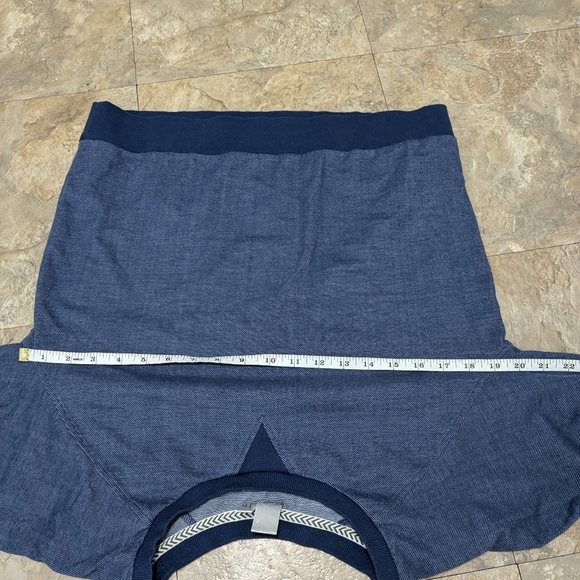 Adventura Medium Blue Organic Cotton Scoop Neck Pullover Sweater - Picture 8 of 10